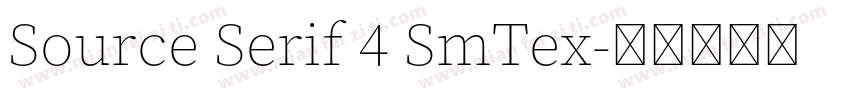 Source Serif 4 SmTex字体转换